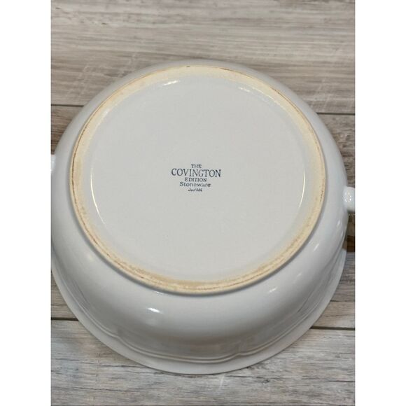 Covington Edition Avondale Covered Casserole Dish Vintage Stoneware - Picture 6 of 10